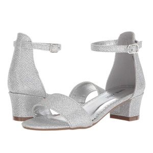 Girls Nine West 4.5 EEVAN SILVER